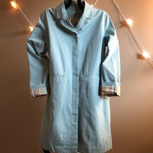 •Putumayo Light Blue Trench with Details•